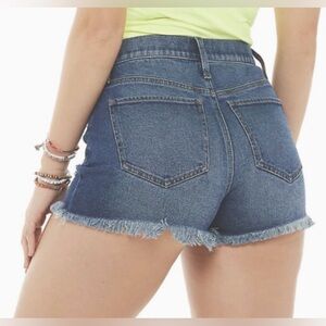 NOBO No Boundaries Distressed Frayed Hem Cotton Jean Size 3 NWOT